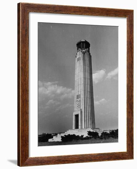 The Memorial Lighthouse Located at Livingstone Channel in the Detroit River-Carl Mydans-Framed Premium Photographic Print