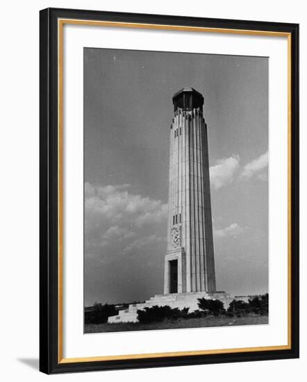 The Memorial Lighthouse Located at Livingstone Channel in the Detroit River-Carl Mydans-Framed Premium Photographic Print