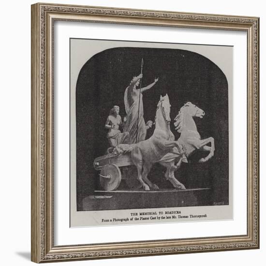 The Memorial to Boadicea-null-Framed Giclee Print