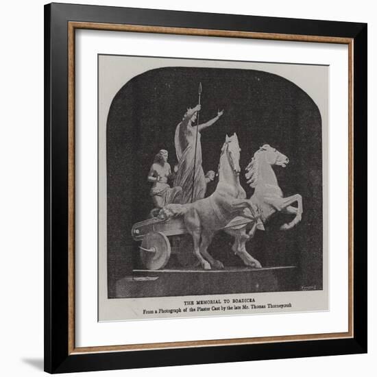 The Memorial to Boadicea-null-Framed Giclee Print