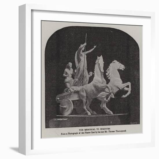 The Memorial to Boadicea-null-Framed Giclee Print