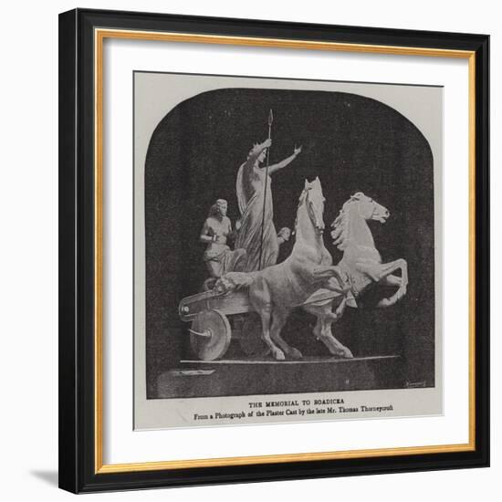 The Memorial to Boadicea-null-Framed Giclee Print