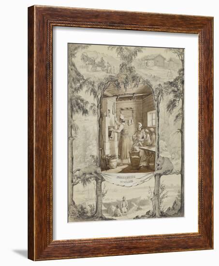 The Memory of Russia. Rural Russian interior-null-Framed Giclee Print