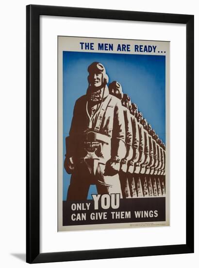 The Men are Ready Poster-null-Framed Giclee Print