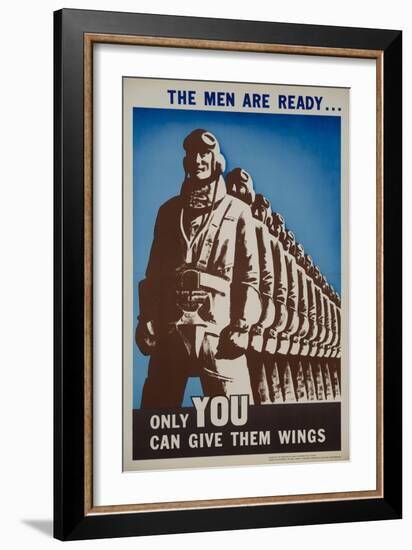 The Men are Ready Poster-null-Framed Giclee Print