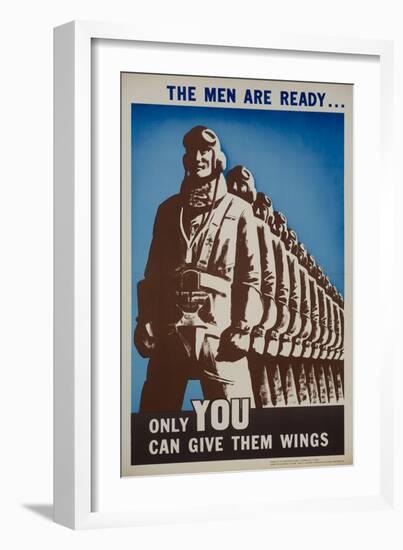 The Men are Ready Poster-null-Framed Giclee Print