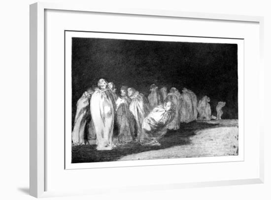 The Men in Sacks, 1819-1823-Francisco de Goya-Framed Giclee Print
