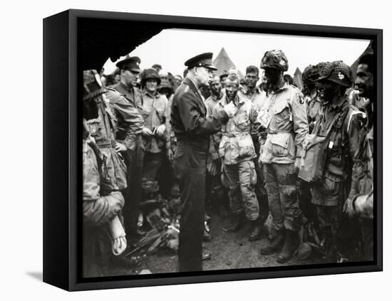 The Men of Company E of the 502nd Parachute Infantry Regiment-null-Framed Premier Image Canvas