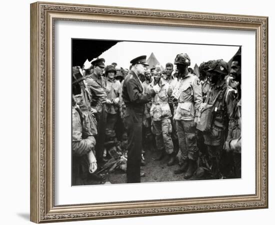 The Men of Company E of the 502nd Parachute Infantry Regiment-null-Framed Photographic Print