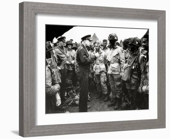 The Men of Company E of the 502nd Parachute Infantry Regiment-null-Framed Photographic Print