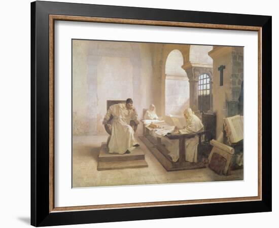 The Men of the Holy Office-Jean Paul Laurens-Framed Giclee Print