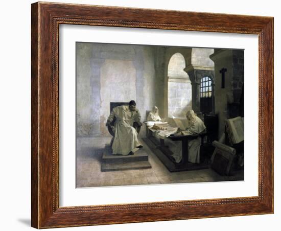 The Men of the Inquisition, 1889-Jean-Paul Laurens-Framed Giclee Print