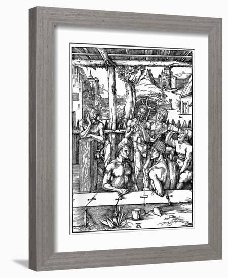 The Men's Bath, 1497-1498-Albrecht Durer-Framed Giclee Print