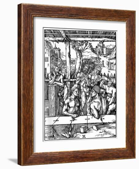 The Men's Bath, 1497-1498-Albrecht Durer-Framed Giclee Print