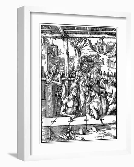 The Men's Bath, 1497-1498-Albrecht Durer-Framed Giclee Print