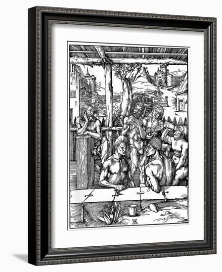 The Men's Bath, 1497-1498-Albrecht Durer-Framed Giclee Print