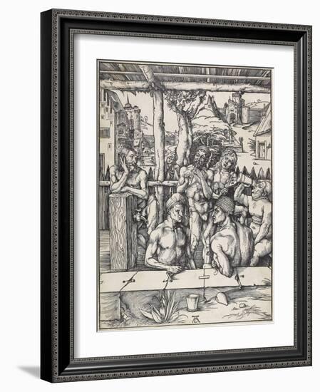 The Men's Bath, C. 1496-1497-Albrecht Dürer-Framed Giclee Print