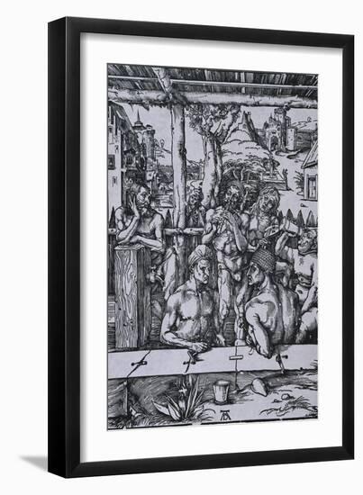 The Men's Bath-Albrecht Dürer-Framed Art Print