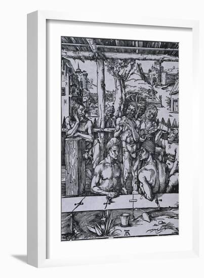 The Men's Bath-Albrecht Dürer-Framed Art Print