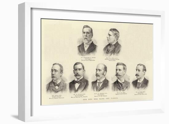 The Men Who Made the Tunnel-null-Framed Giclee Print