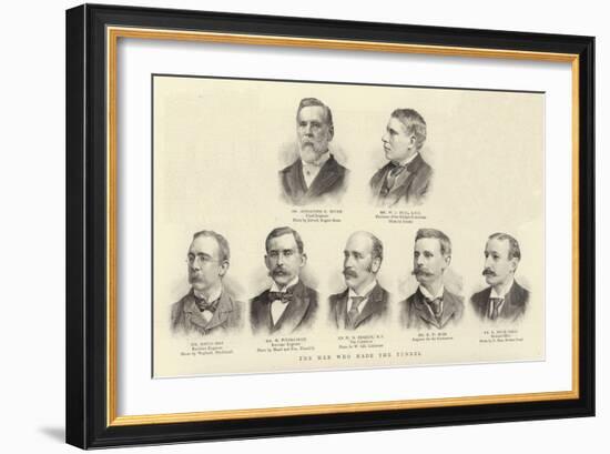 The Men Who Made the Tunnel-null-Framed Giclee Print
