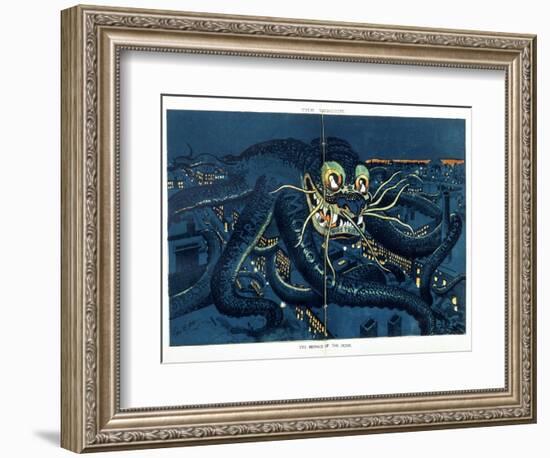 The Menace of the Hour, 1889-George Luks-Framed Giclee Print