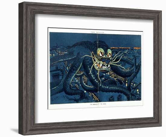 The Menace of the Hour, 1889-George Luks-Framed Giclee Print