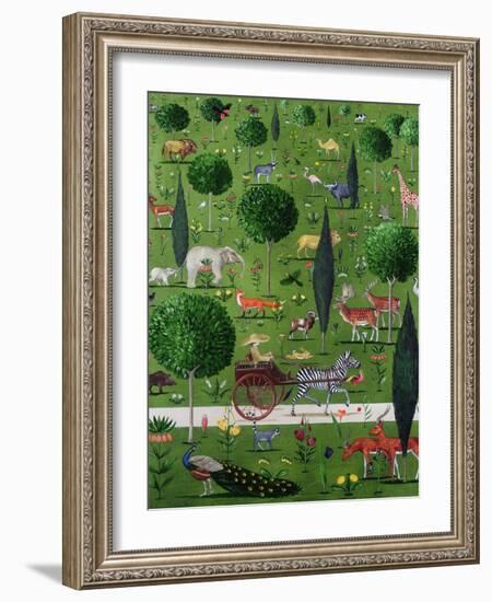 The Menagerie-Rebecca Campbell-Framed Giclee Print