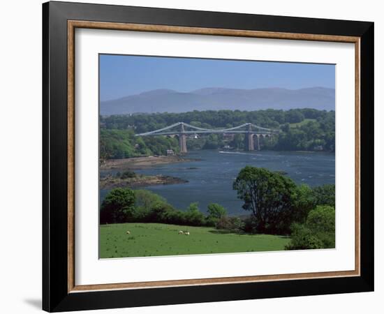 The Menai Bridge, Gwynedd, Wales, United Kingdom-Roy Rainford-Framed Photographic Print