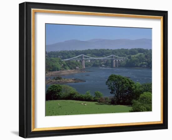 The Menai Bridge, Gwynedd, Wales, United Kingdom-Roy Rainford-Framed Photographic Print