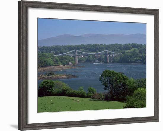 The Menai Bridge, Gwynedd, Wales, United Kingdom-Roy Rainford-Framed Photographic Print