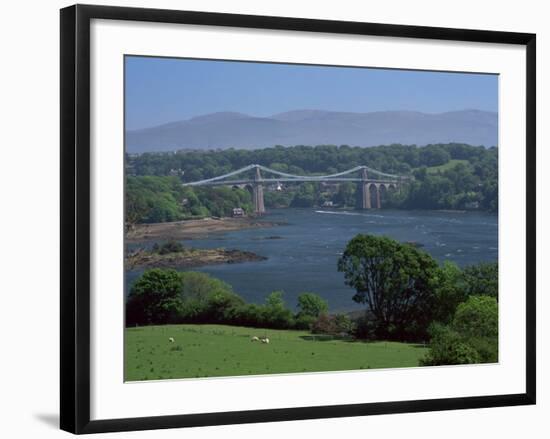 The Menai Bridge, Gwynedd, Wales, United Kingdom-Roy Rainford-Framed Photographic Print