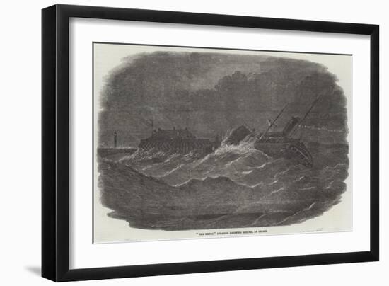 The Menai Steamer Drifting Ashore, at Calais-null-Framed Giclee Print