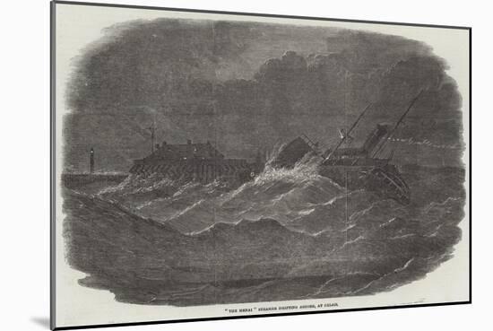 The Menai Steamer Drifting Ashore, at Calais-null-Mounted Giclee Print