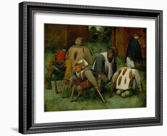 The Mendicants-Pieter Bruegel the Elder-Framed Giclee Print