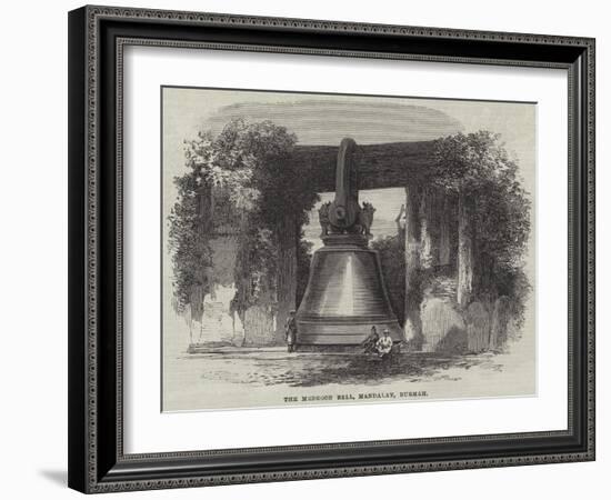 The Mengoon Bell, Mandalay, Burmah-null-Framed Giclee Print