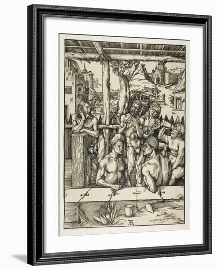 The Mens Bath, 1496-97-Albrecht Dürer-Framed Giclee Print