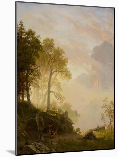 The Merced River in Yosemite, 1868-Albert Bierstadt-Mounted Giclee Print