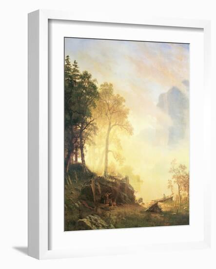 The Merced River in Yosemite-Albert Bierstadt-Framed Art Print