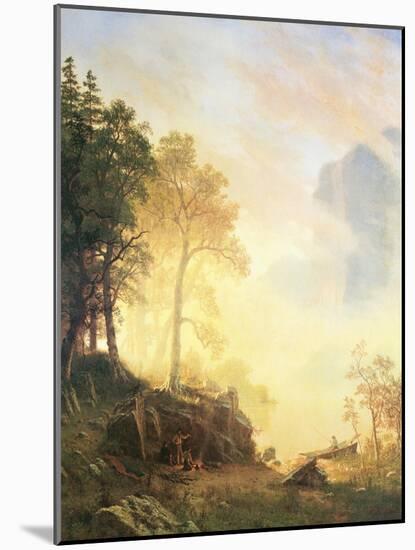 The Merced River in Yosemite-Albert Bierstadt-Mounted Art Print