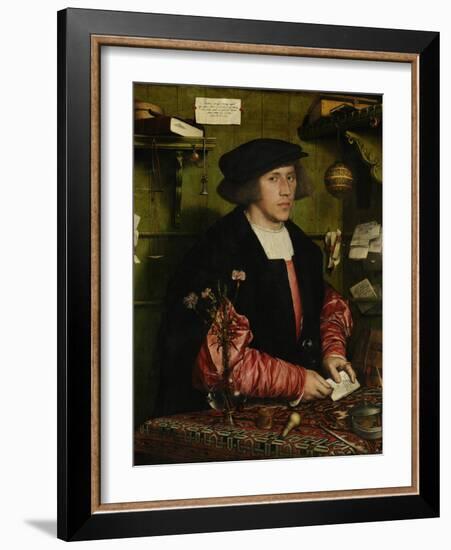 The Merchant Georg Gisze, 1532-Hans Holbein the Younger-Framed Giclee Print