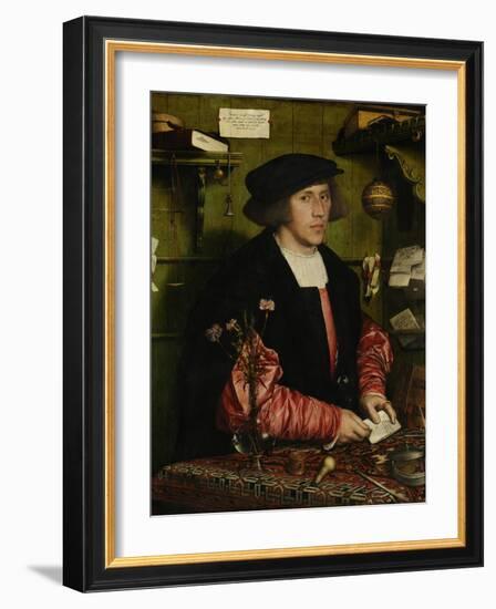 The Merchant Georg Gisze, 1532-Hans Holbein the Younger-Framed Giclee Print