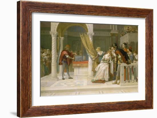 The Merchant of Venice, 1881-Alexandre Cabanel-Framed Giclee Print