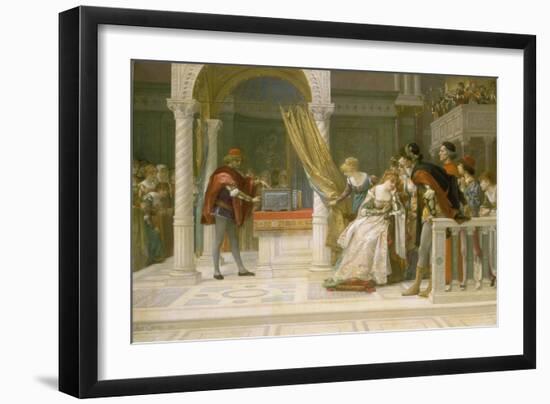 The Merchant of Venice, 1881-Alexandre Cabanel-Framed Giclee Print