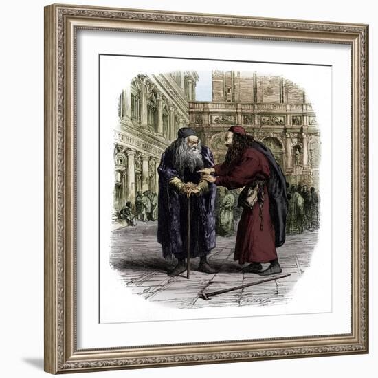 The Merchant of Venice-John Gilbert-Framed Giclee Print