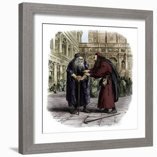 The Merchant of Venice-John Gilbert-Framed Giclee Print