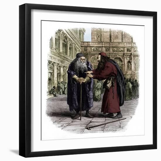 The Merchant of Venice-John Gilbert-Framed Giclee Print