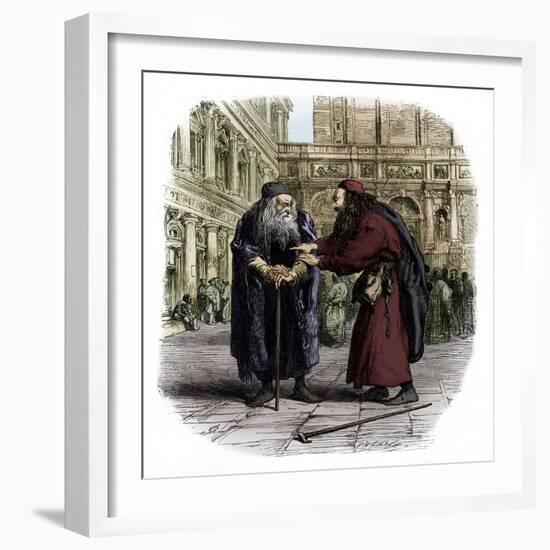 The Merchant of Venice-John Gilbert-Framed Giclee Print