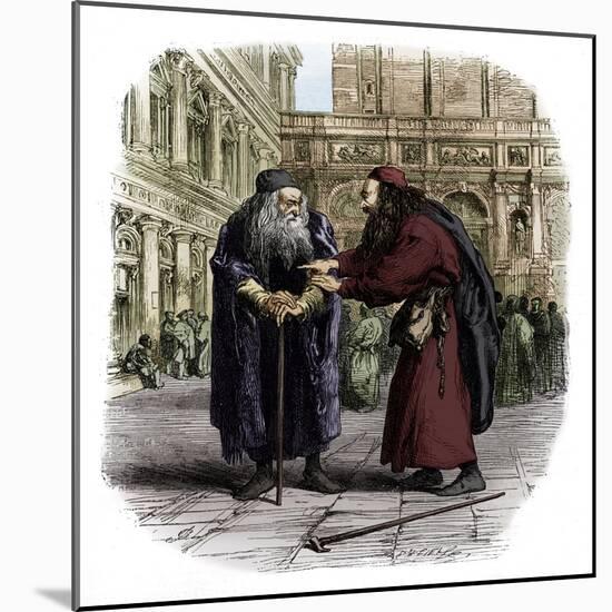 The Merchant of Venice-John Gilbert-Mounted Giclee Print