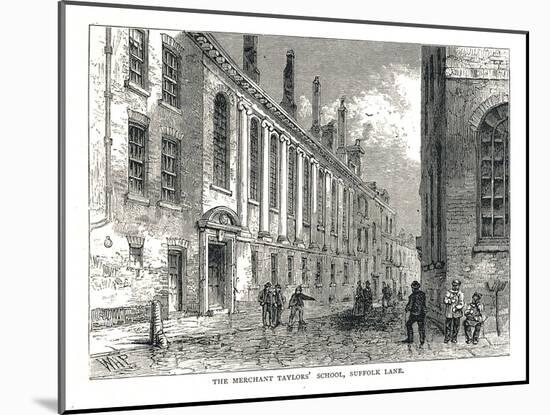 The Merchant Taylors School, Suffolk Lane, 1878-Walter Thornbury-Mounted Giclee Print